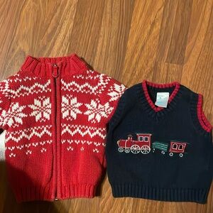 6-9 month baby boy sweater and sweater vest